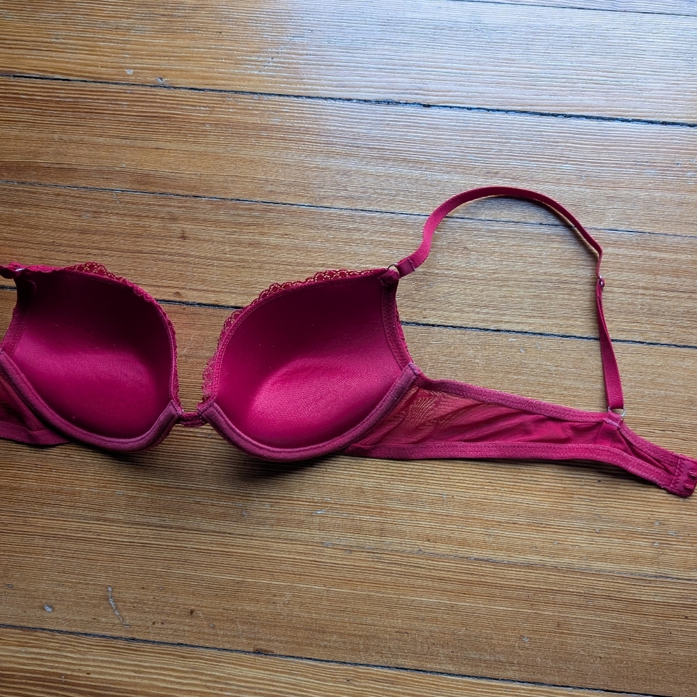 Red Lace Bra - Picture 7 of 8